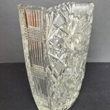 Vintage molded glass vase