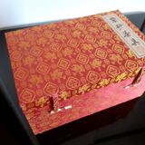 Chinese ceramic teapot in its box