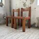 Paire de chaises Pierre Chapo S11