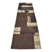 Turkish Handmade Vintage Kilim Runner sku3861
