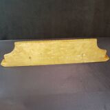 Golden wooden shelf