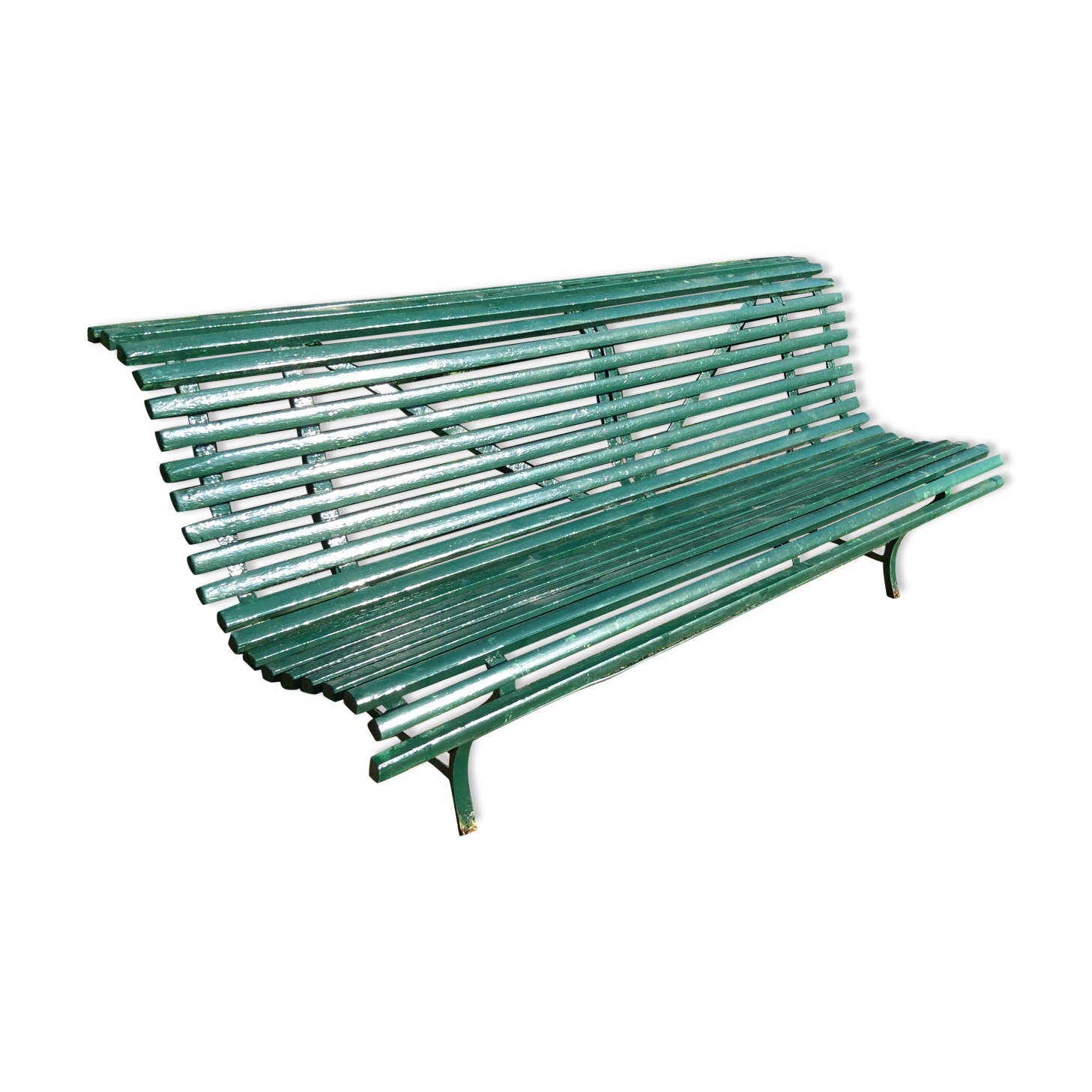 Garden bench shepherdess