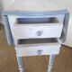 Side table, 2 shutters