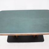 1930s Art Deco Dining Table in Walnut, Czechoslovakia