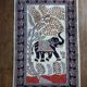 Handmade Indian rug Rajasthan 190x123cm