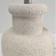 Sculptural lamp foot in natural stone design 70s