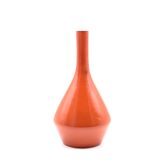Orange ceramic vase by Charles Voltz, Vallauris 1960s