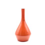 Vase orange en céramique de Charles Voltz, Vallauris années 60