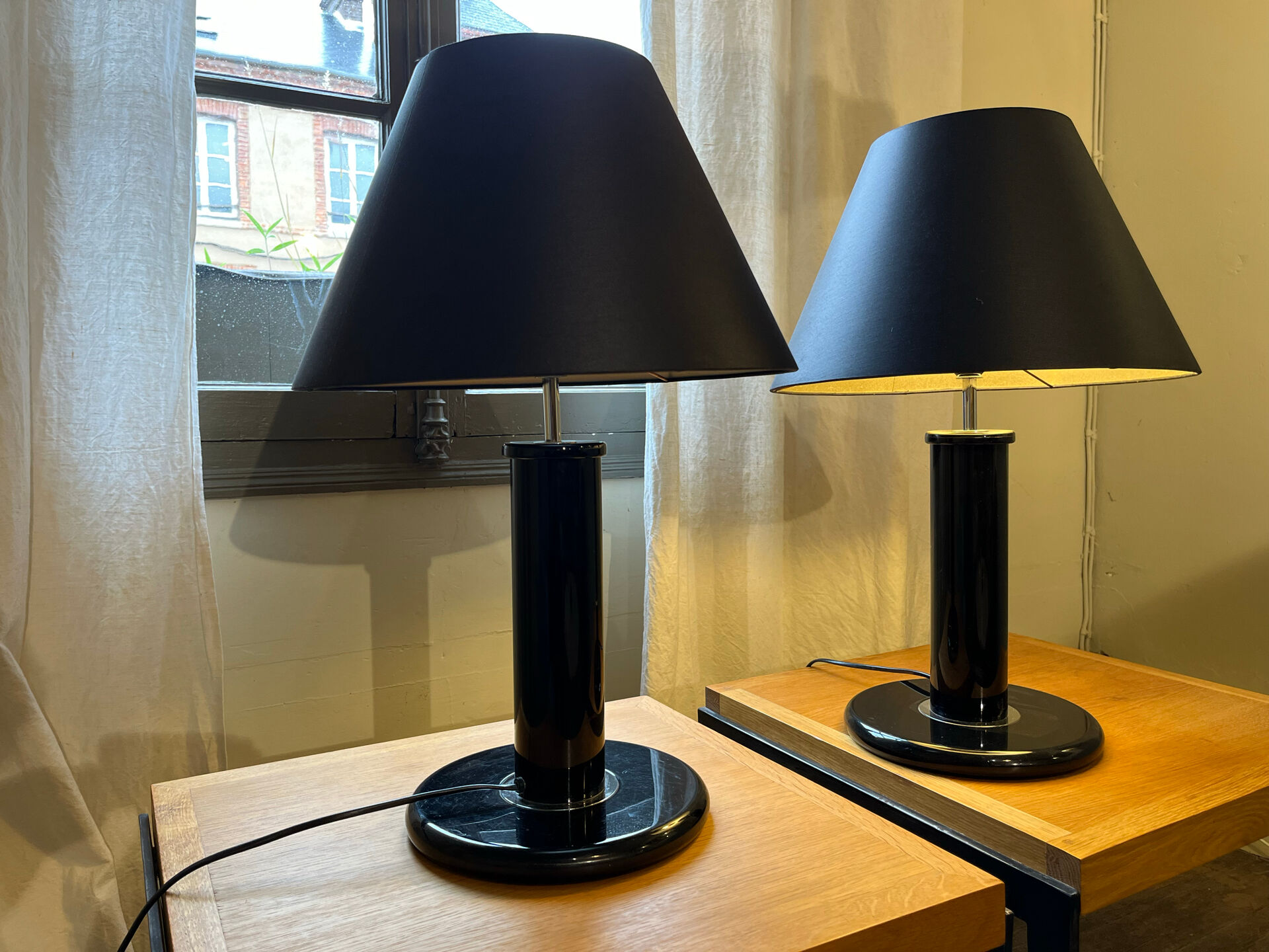 Pair of lamps 1980