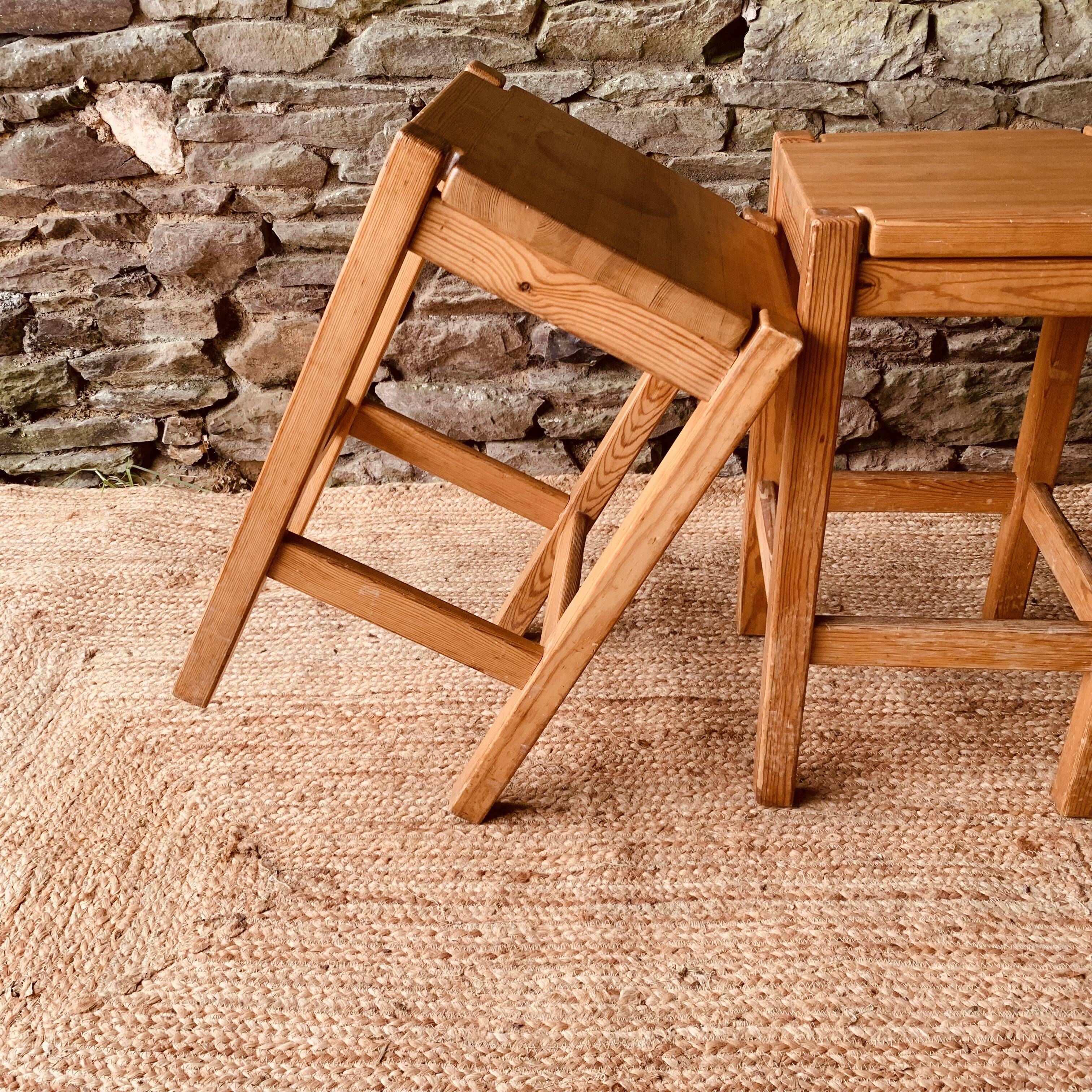 Pair of vintage Hongisto stools by Ilmari Tapiovaara