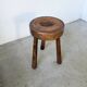 Three-legged shepherd stool oak