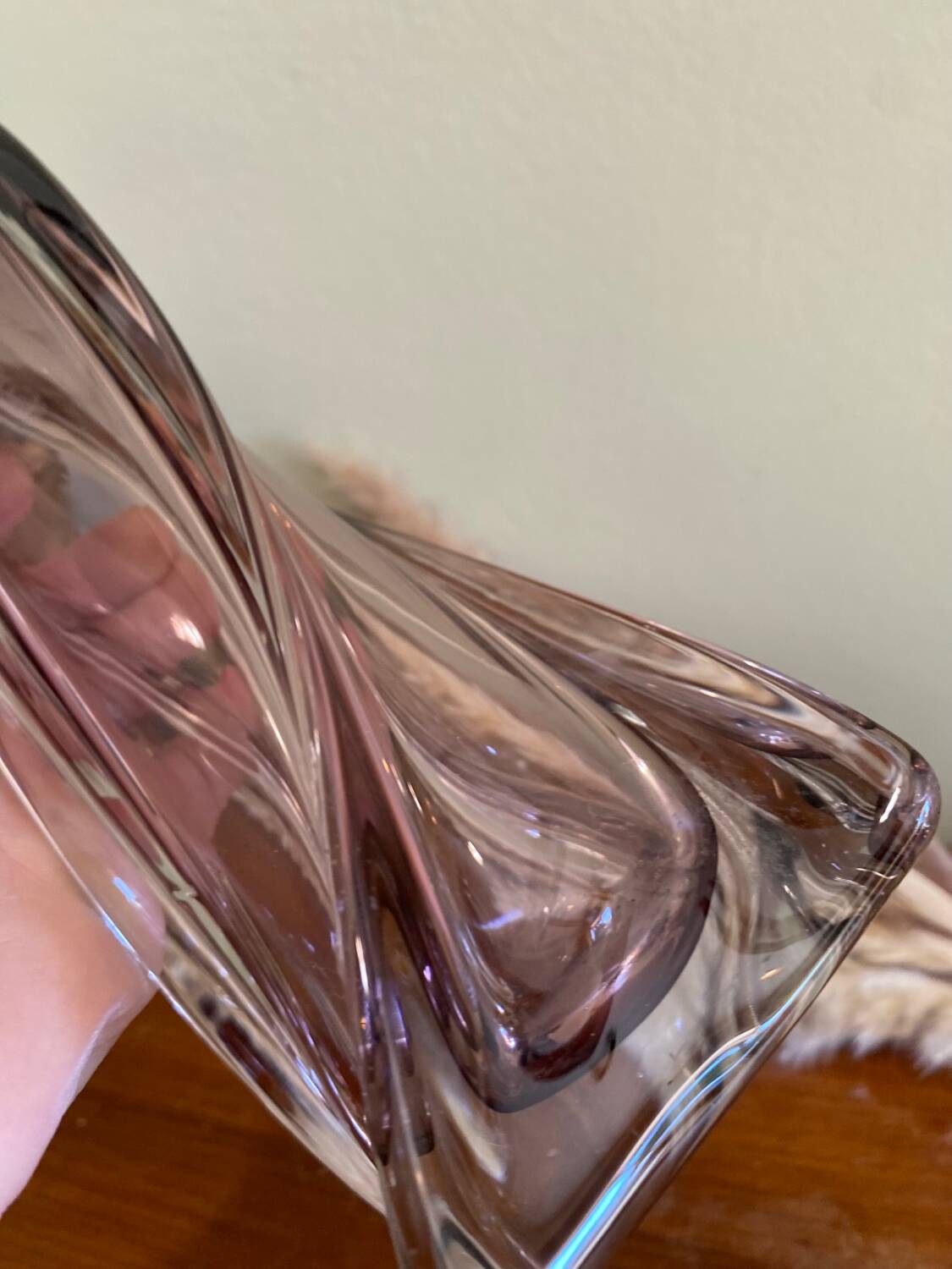 Twisted Glass Vase