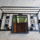 Porte manteaux miroir en fer forge