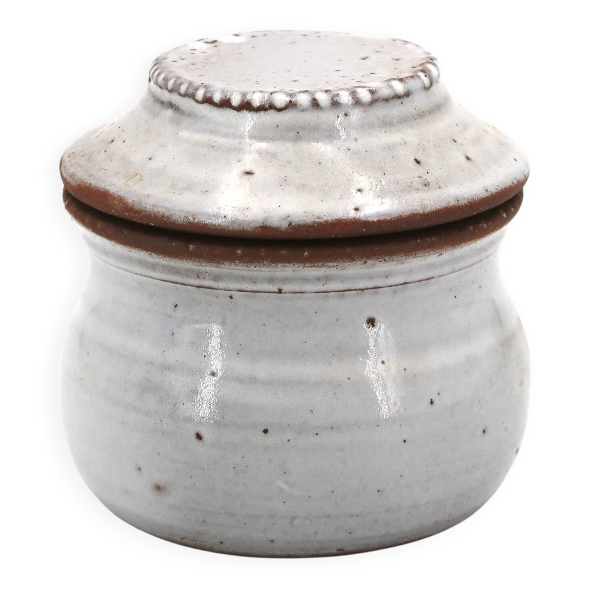 Ceramic butter dish by Jeanne and Norbert Pierlot, 1960s