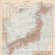 Old map of Japan 1897