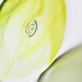 Set of 4 Kosta Boda 'Mine' Glass Dessert Plates by Ulrica Hydman Vallien