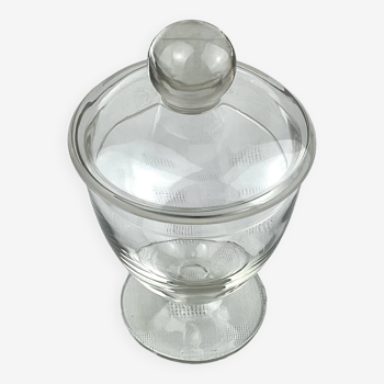 Glass chalice candy box