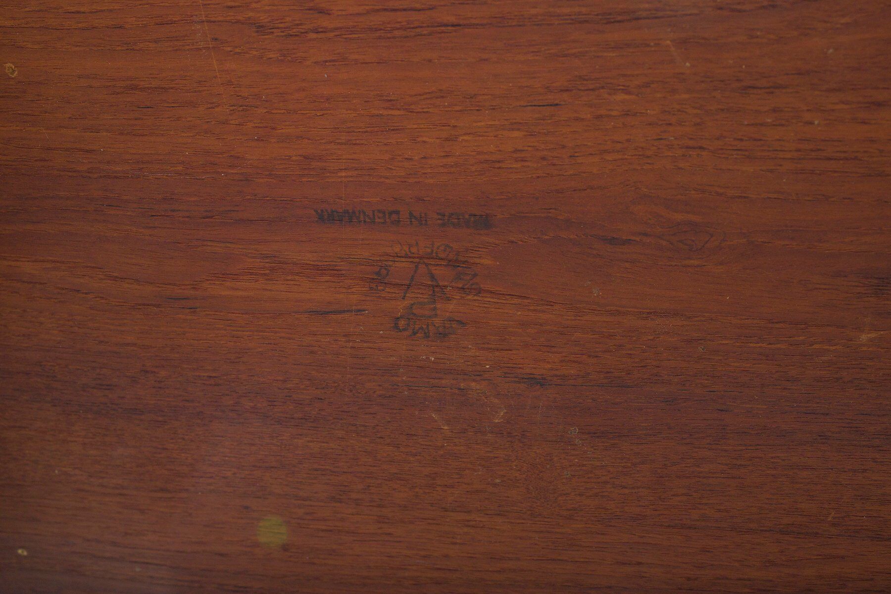 Bureau en teck en L de style mid-century moderne, années 1970