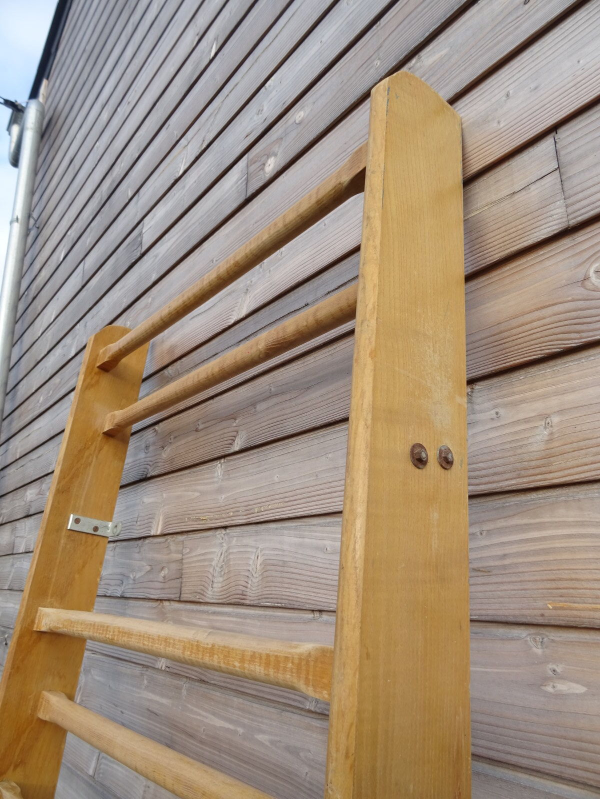 Gymnastics espalier in solid elm