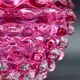 Rare vase rose Barovier e Toso Bugnato