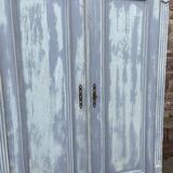 Armoire alsacienne Rustique fin 19 Eme sapin Peint