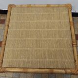 Set of 3 Vintage Rattan Coffee Tables