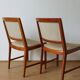 2 chaises en teck, bertil fridhagen, bodafors, années 70