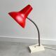 Large Mid Century red SIS desk lamp