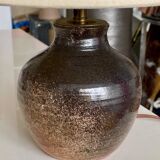 Signature enameled ceramic lamp base to decipher