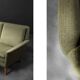 Vintage Danish Mid-Century Modern Green 3-Seater Sofa by Folke Ohlsson