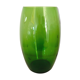 Green blown glass vase