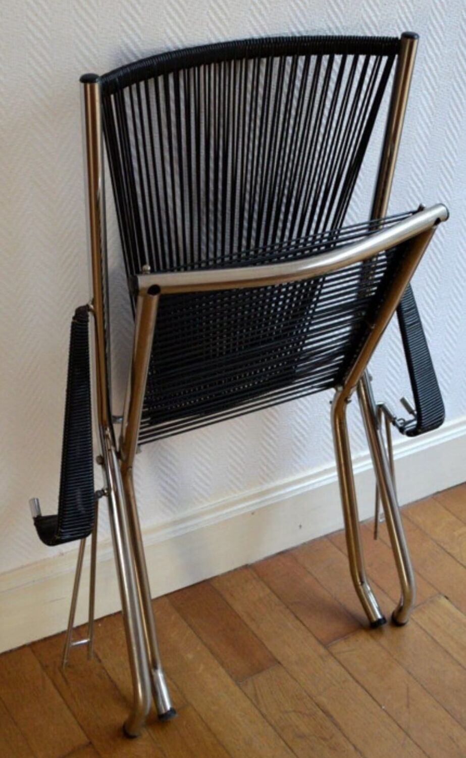 Folding armchair scoubidou