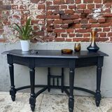 Black wooden console