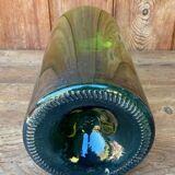 Bombonne en verre vert vintage