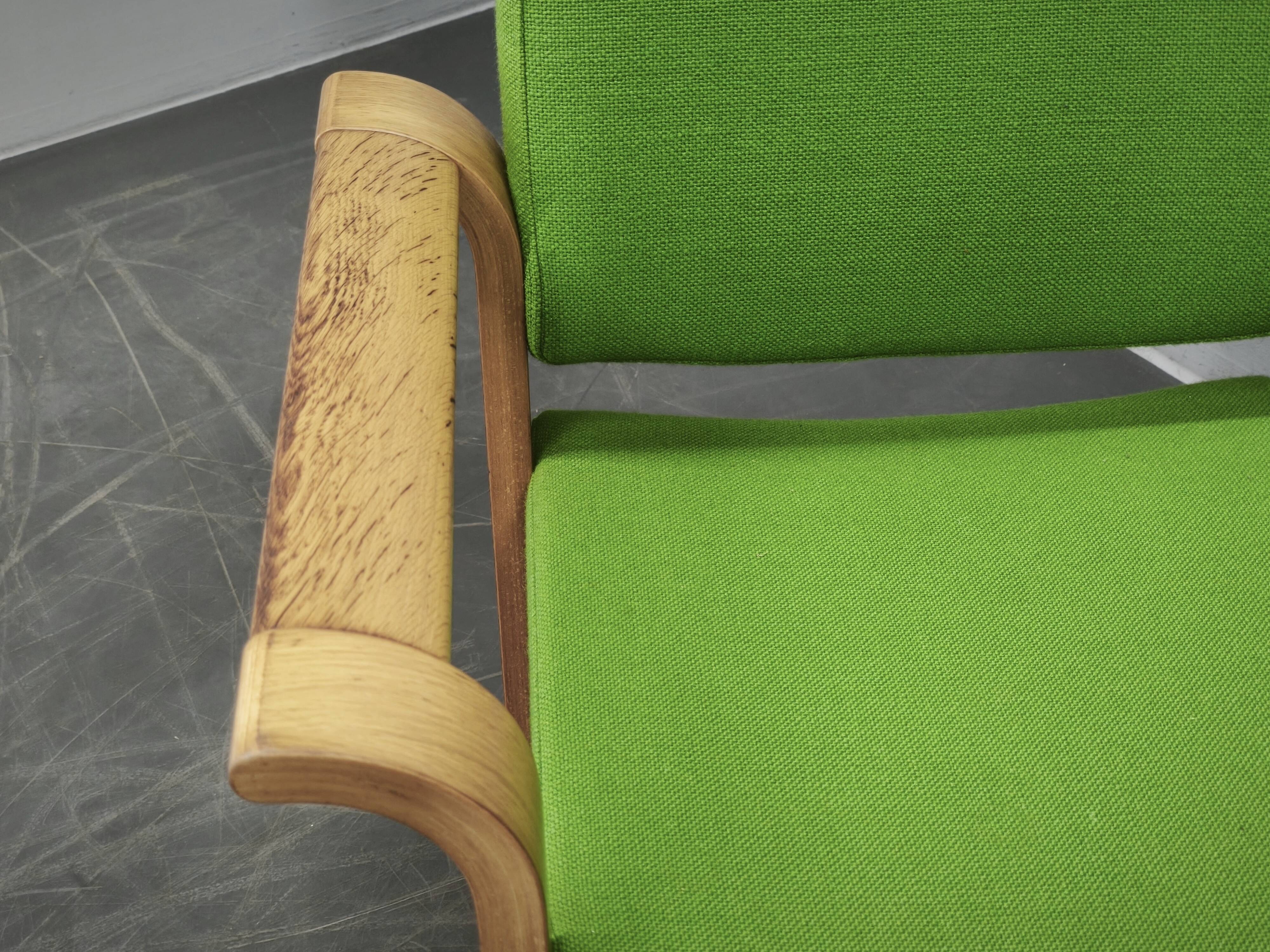 Set of 4 Danish Oak Armchairs by Magnus Olesen, 1960s