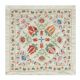 SET OF 2 - 100% Silk Cushion Covers. Embroidered Accent Pillows. Traditional Throw Pillows