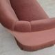 1960s, Danish 2-seater sofa, original pink furniture velour.