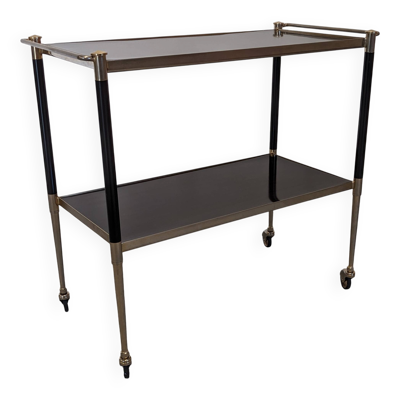 Table desserte moderniste à roulettes, Italie vers 1950