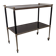 Table desserte moderniste à roulettes, Italie vers 1950