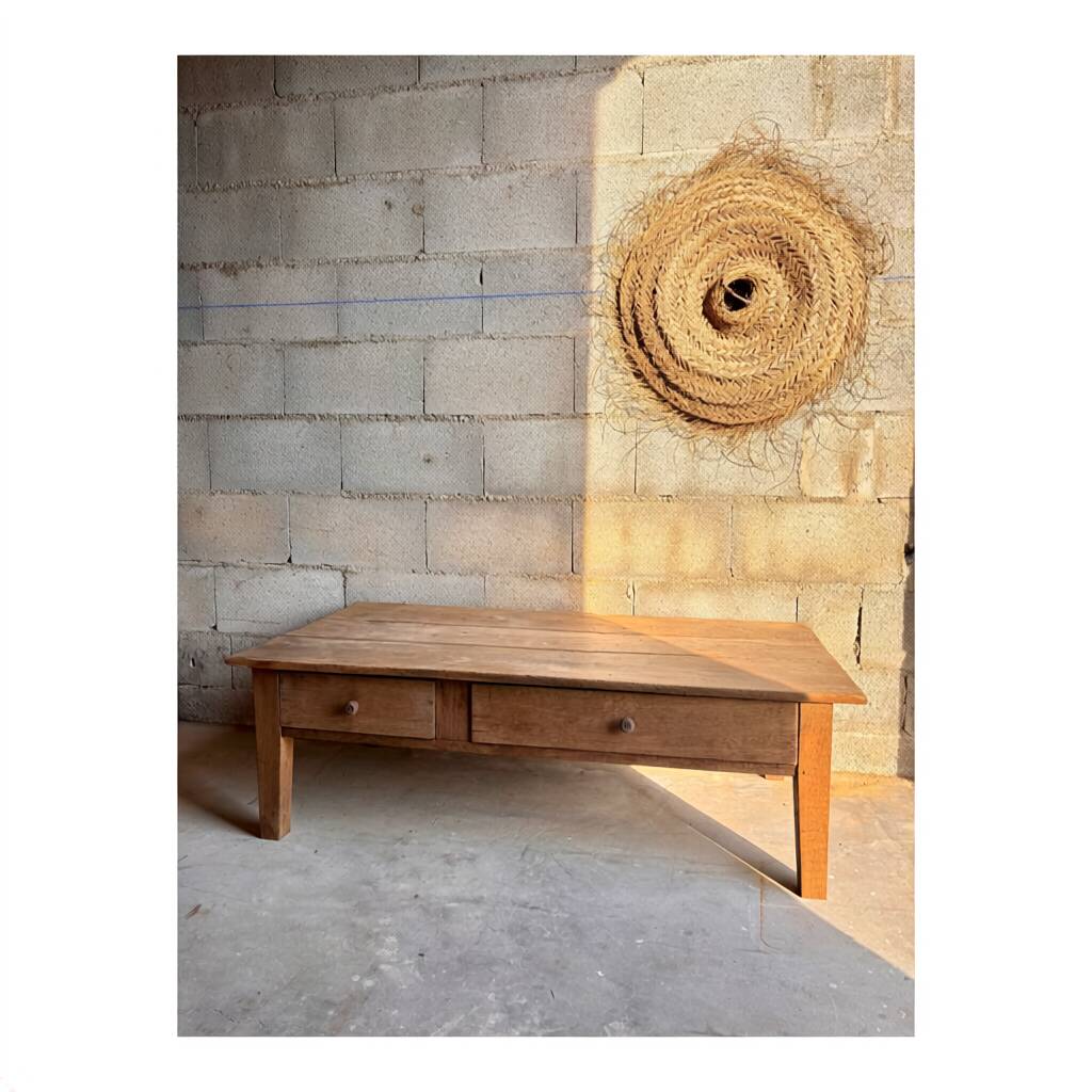 Table basse en chêne