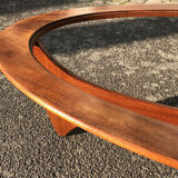 Astro oval coffee table - designer Victor Wilkins - edition g plan - 1960