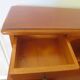 Vintage commode secretary dressing table sliding top 7 drawers cherry wood