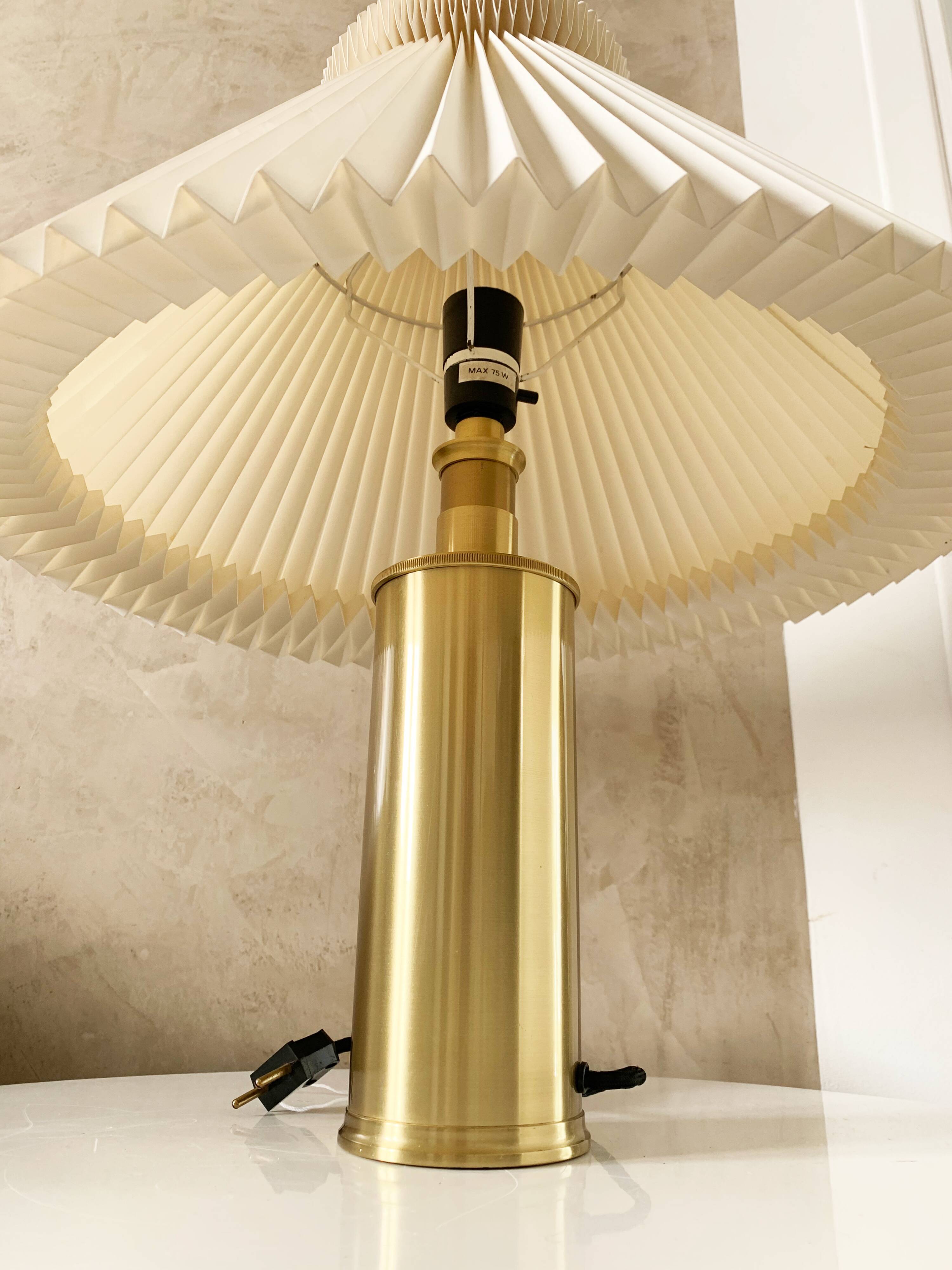 Le Klint, Telescopic Table Lamp Model 344 - Design Gunnar Billmann-Petersen - Brass Office Desk Lamp