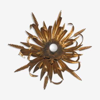 ceiling or wall light vintage model spike of wheat