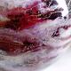 Lacquered glass ball vase by Jean Noel Bouillet