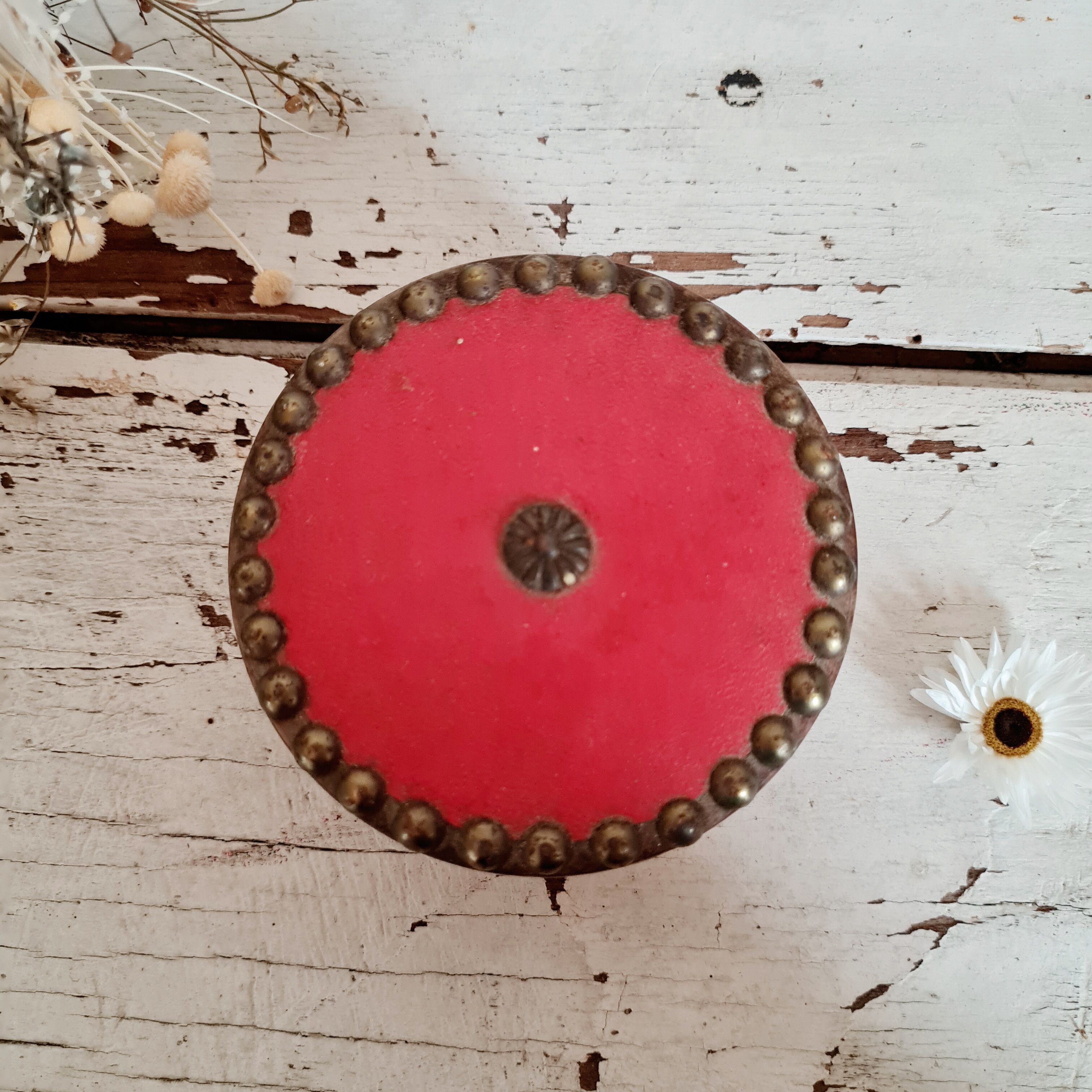 Antique wood jewelry box