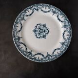 Set of 6 dessert plates Terre de Fer E. Bourgeois