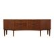 Buffet en noyer, design danois, années 1960, production : Danemark