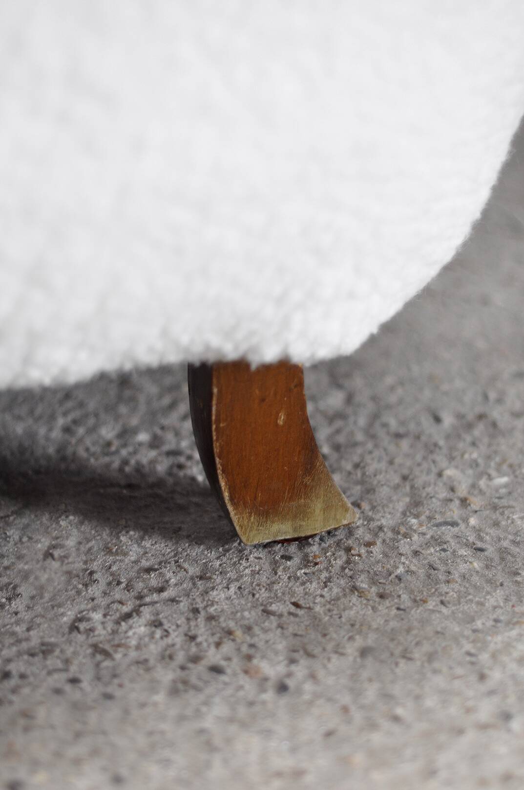 Fritz Hansen Model 1669 Lounge Chair In White Wool, Denmark 1940's