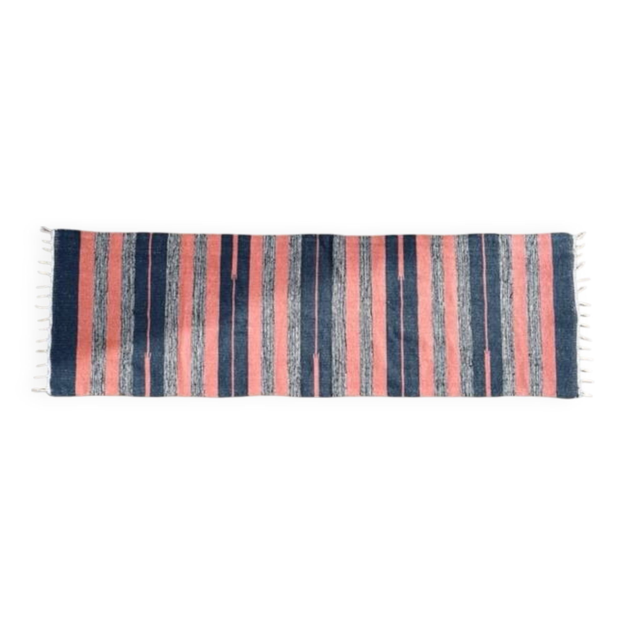 1980s cotton kilim rug